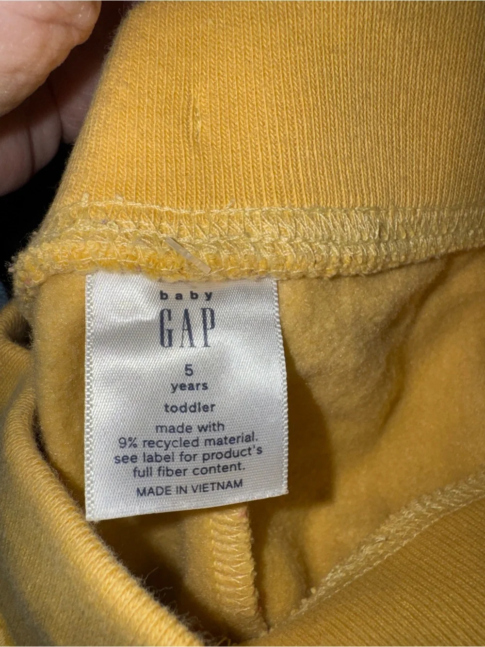 GAP Kids Yellow Floral Sweatpants + Gray Logo Joggers